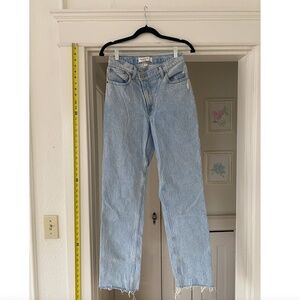 Abercrombie Curve Love Ultra High Rise 90s Straight Jean